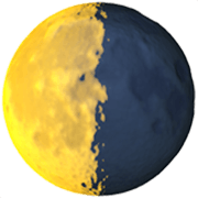 Apple Last Quarter Moon Emoji (Theme Changer)
