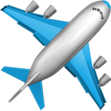 Apple Plane Emoji (Travel)