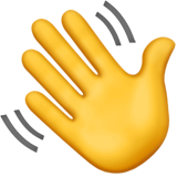 Apple Wave Emoji (Hello)